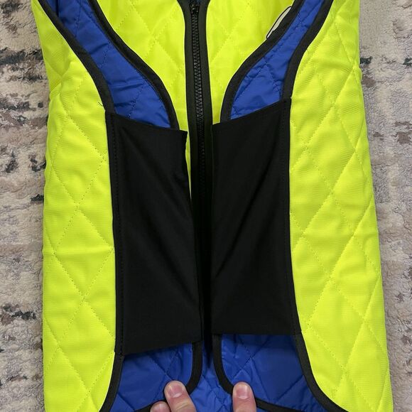 Techniche Mens Hyperkewl Evaporative Cooling Vest Size XL Neon Yellow NWT - Picture 9 of 10
